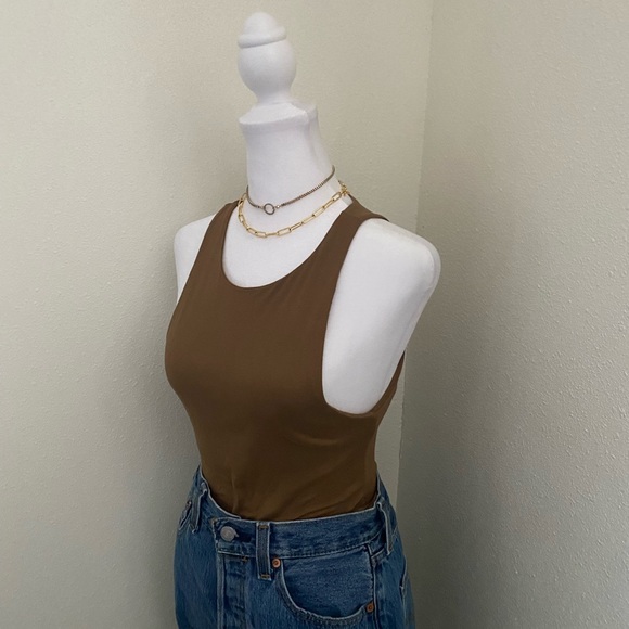 Gaze Brown Bodysuit - Picture 2 of 7